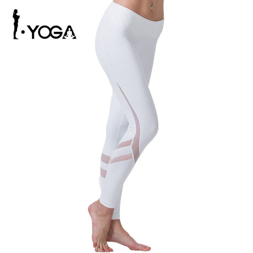 Fitness Yoga Sports Leggings For Women Sports Tight Mesh