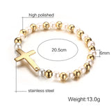 Yoga Beaded Bracelet for Woman Sideway