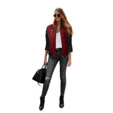 2016 Fashion Winter Flight 3Colors Jacket Ladies Women Coat Clothes Zipper