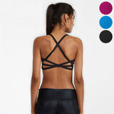 2018 Hot Back Sexy Yoga Bra Women Padded Sports Bra Shake proof Running
