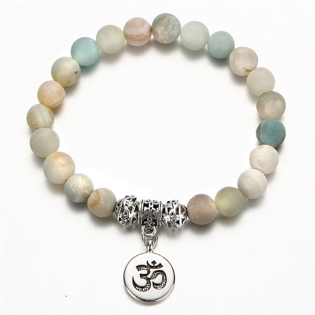 Vintage Yoga Pendant Strand Bracelets For Women