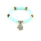 Hamsa Bead Yoga Bracelet